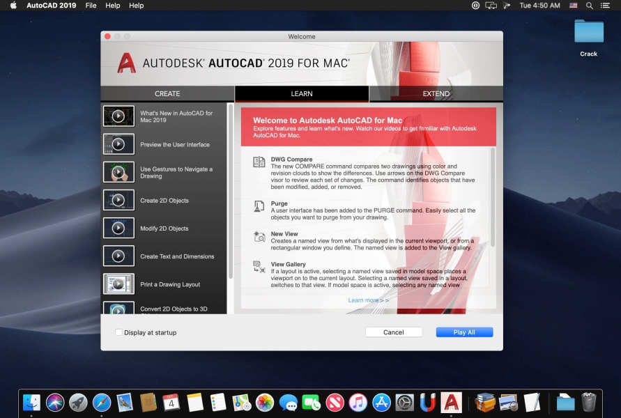 autodeskautocad2019r1formac三维绘图软件破解版