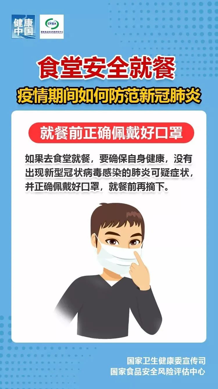 疫情防控温馨提示疫情期间食堂安全就餐九条指南要记牢