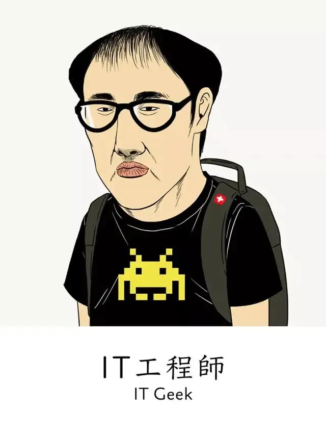 各行各业秃头图鉴漫画