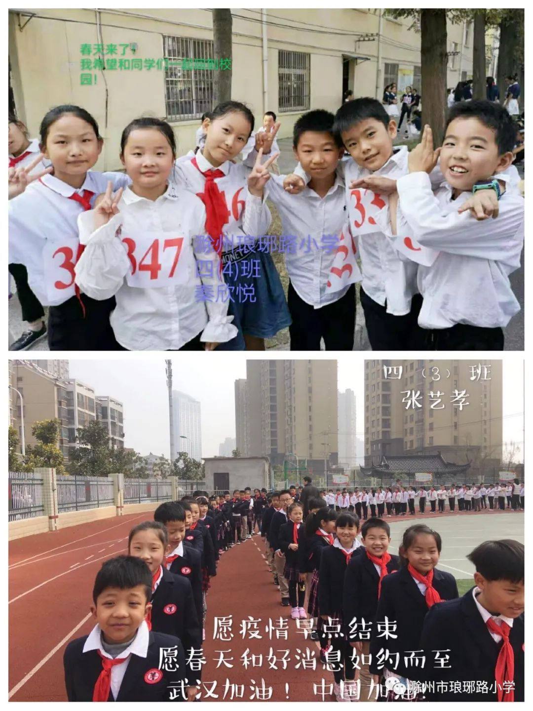 琅琊路小学春日寄语彰显正能量