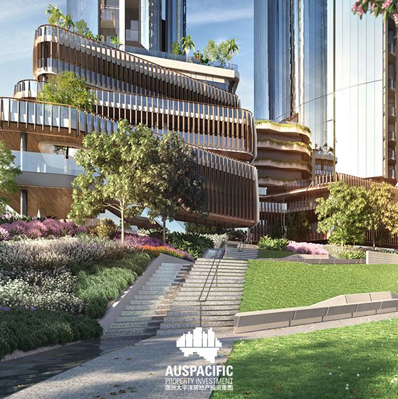 太平洋学院视频云看房第二期墨尔本南岸中心msq海港区复式公寓escala