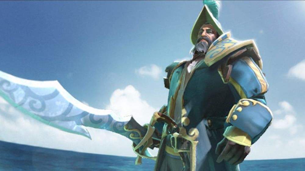 dota:一刀流船长,一刀秒对面脆皮,暴力十足