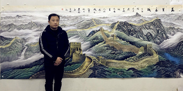 李建忠山水画家简介图片