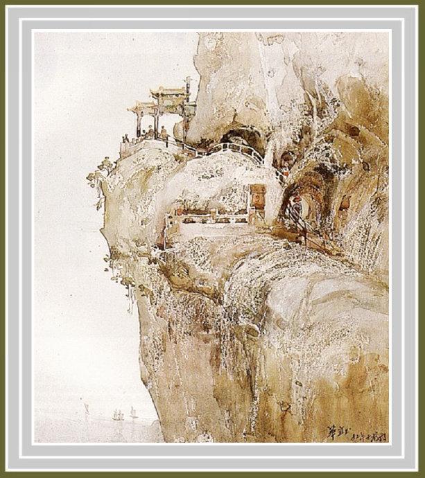 我国杰出建筑风景水彩画家华宜玉
