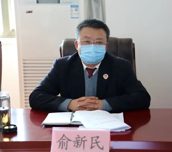 俞新民在酒泉监狱督导疫情防控工作时强调高站位打好疫情防控安全保卫