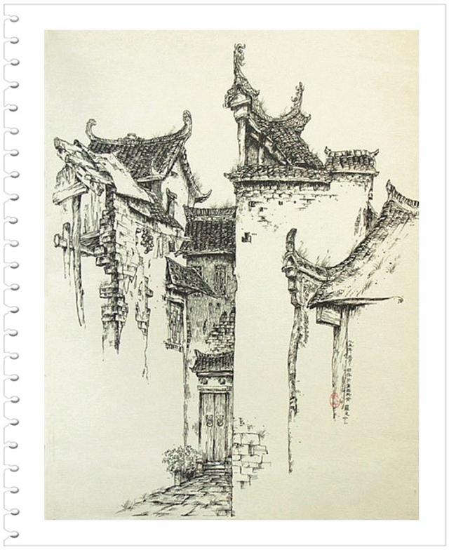 素笔生花罗克中钢笔画欣赏