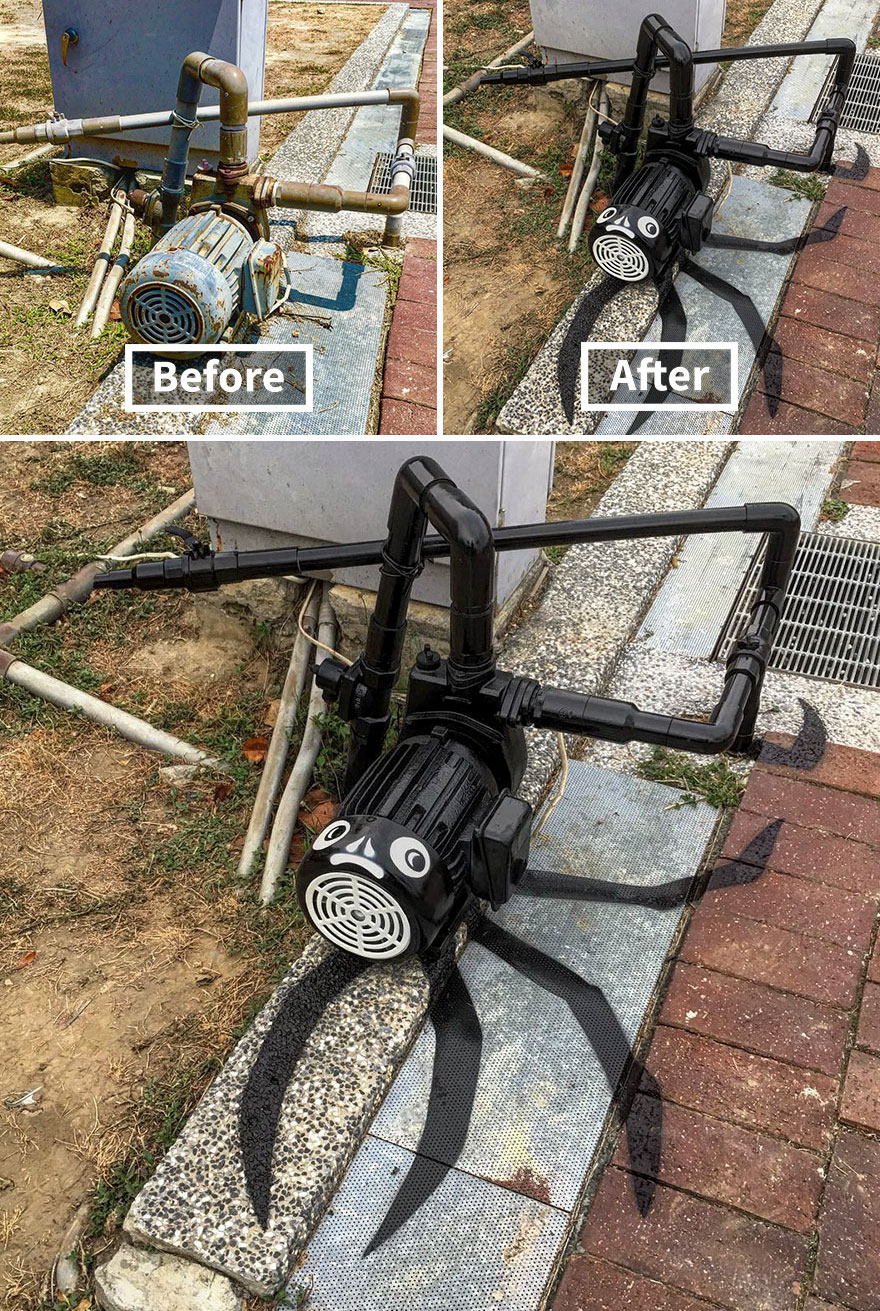 图片[7] - 高雄驳二也有！《２３张市容变身照》纽约「街头艺术家」把街道变得新奇！ - xizi