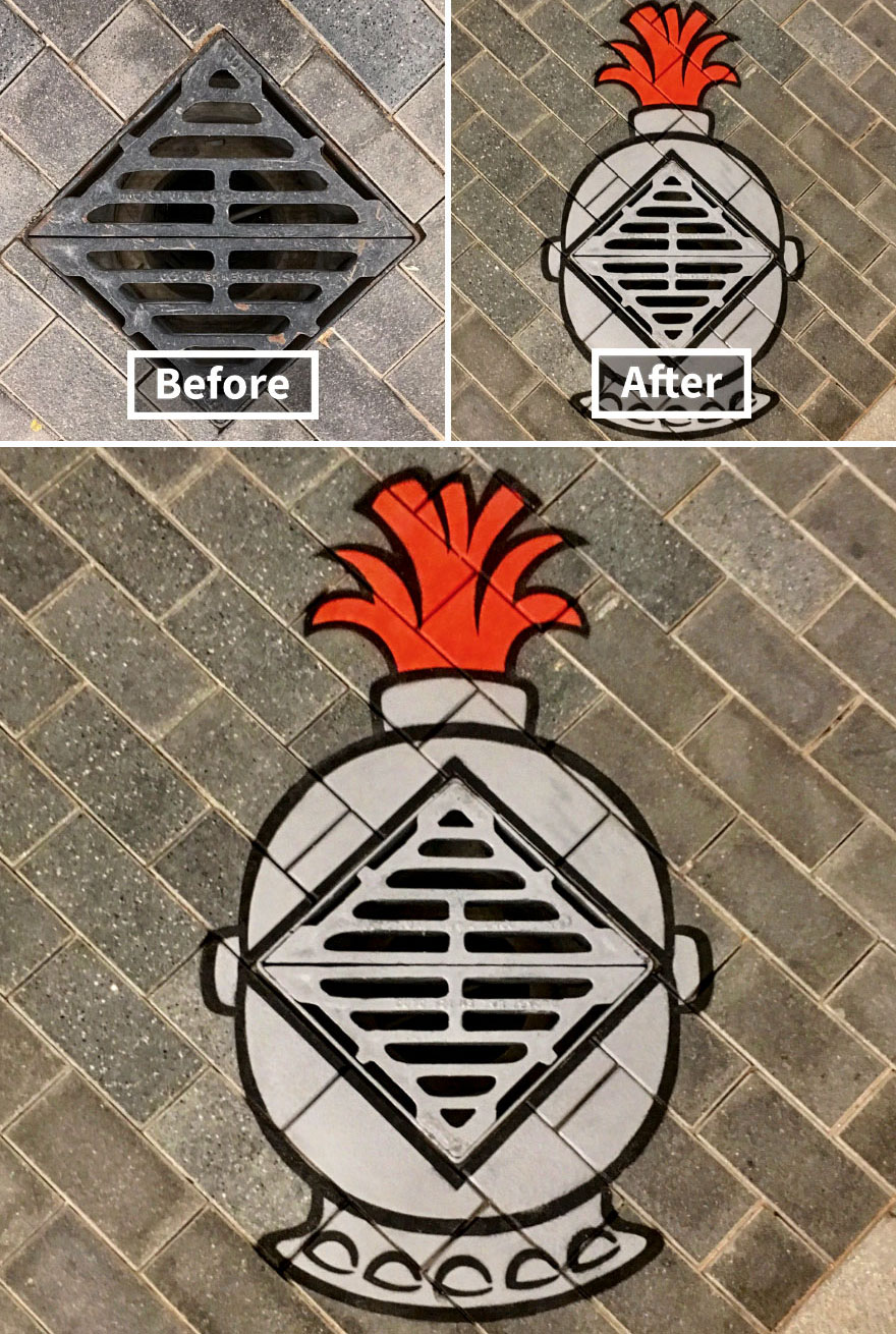 图片[20] - 高雄驳二也有！《２３张市容变身照》纽约「街头艺术家」把街道变得新奇！ - xizi