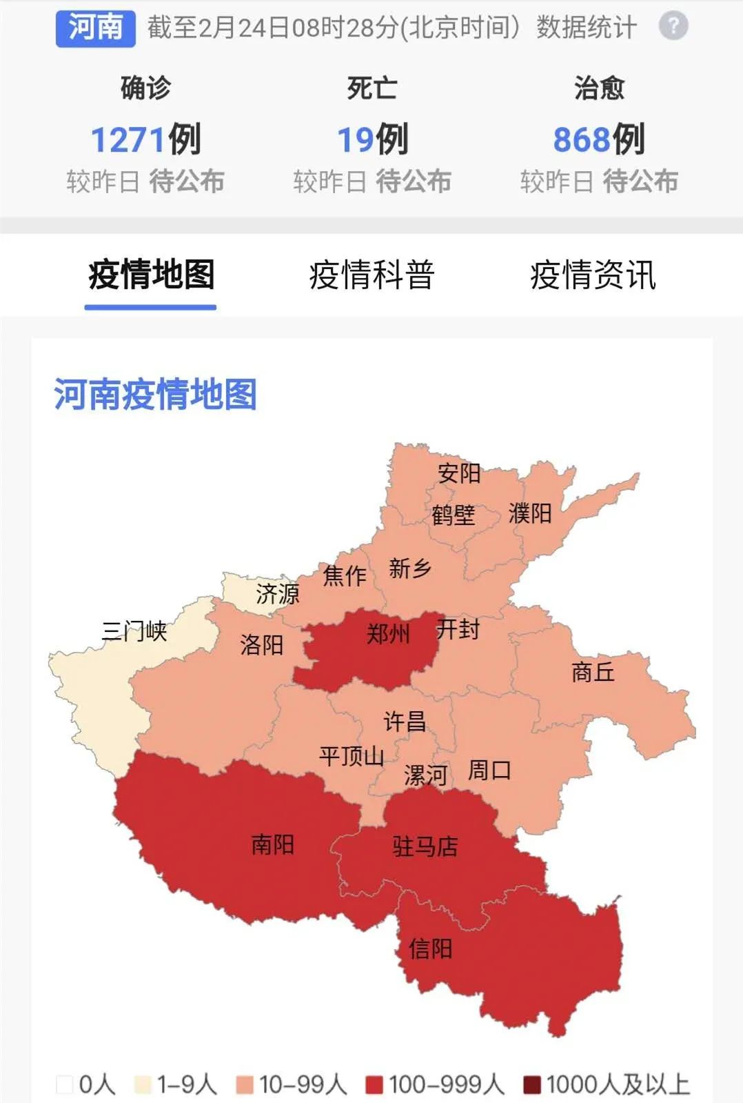 最新疫情河南省新冠肺炎确诊病例首次零增长