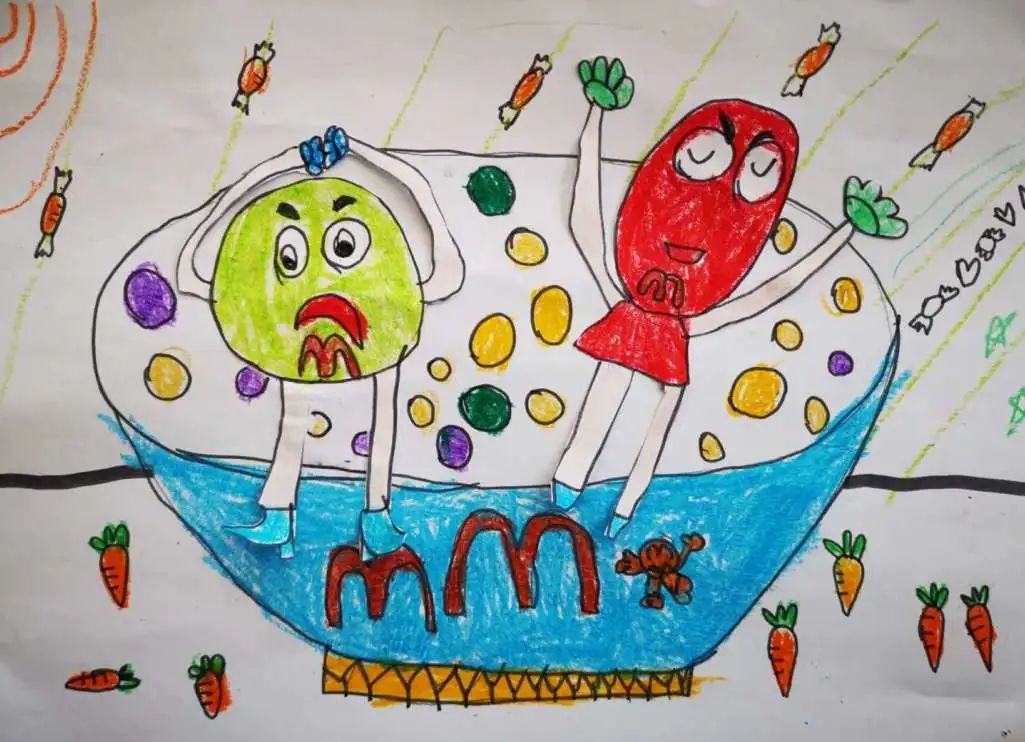 观展啦首场在线美术课作品新鲜出炉