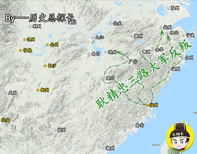 地圖上的戰爭康熙皇帝裁撤三藩吳三桂統帥10萬大軍趁勢反清