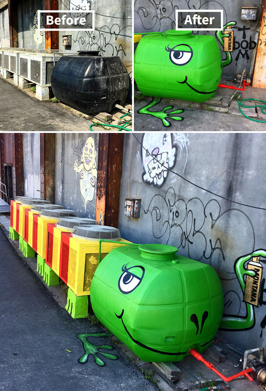 图片[4] - 高雄驳二也有！《２３张市容变身照》纽约「街头艺术家」把街道变得新奇！ - xizi