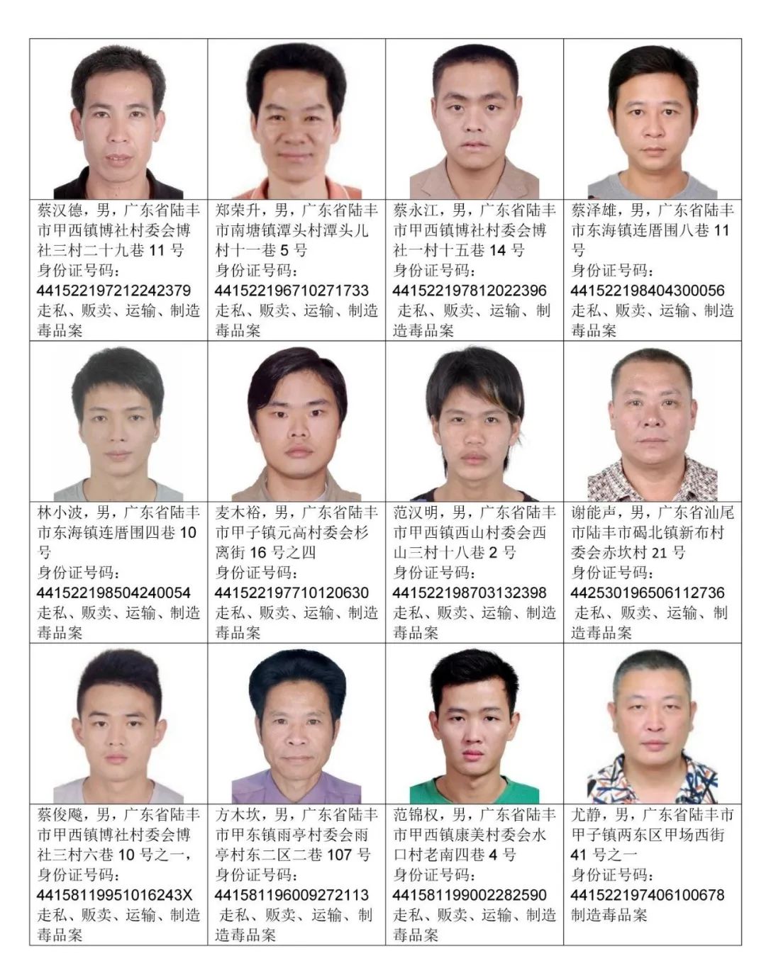 紧急扩散潮汕这92人被通缉举报奖励5万元