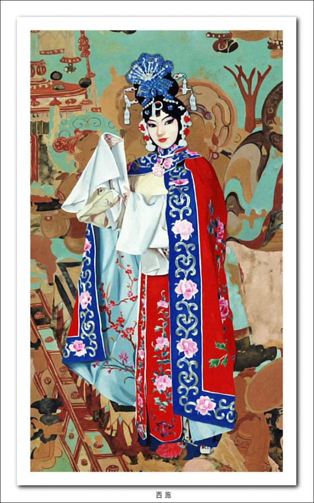 京彩韵味米巧铭油画京剧人物系列