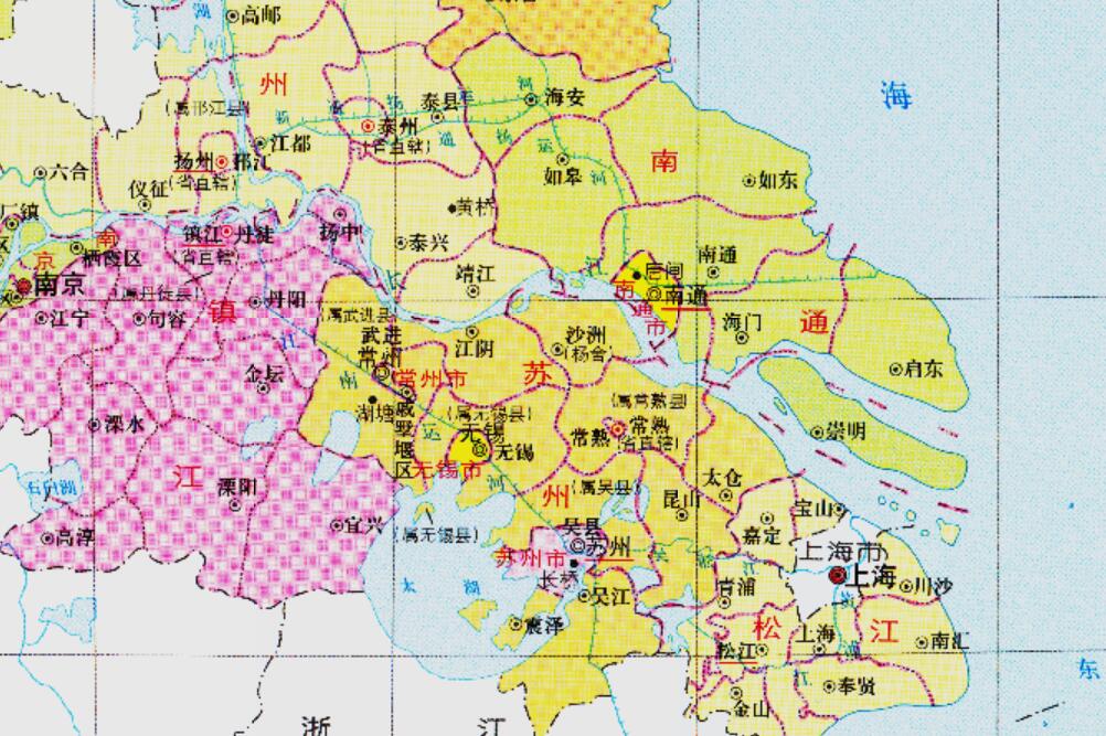 原创10个县的归属江苏与上海分家10个县为何划入了上海市