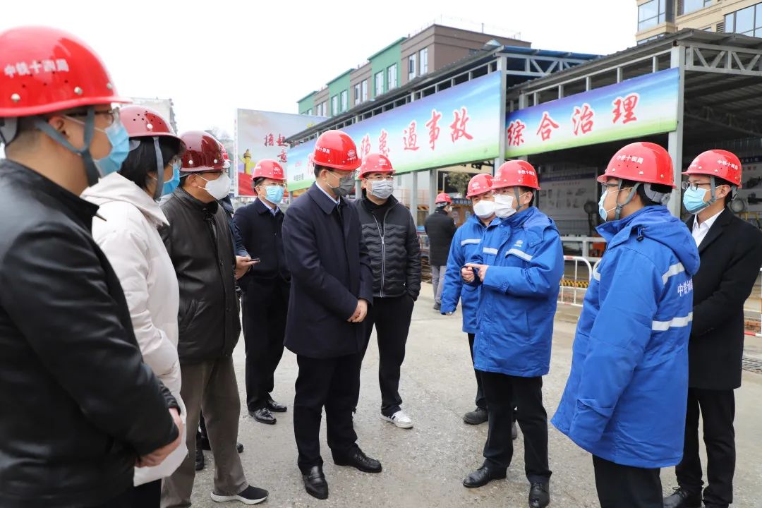 部在迎接长沙市副市长陈澎,岳麓区书记周志凯的防疫复工检查工作中,接