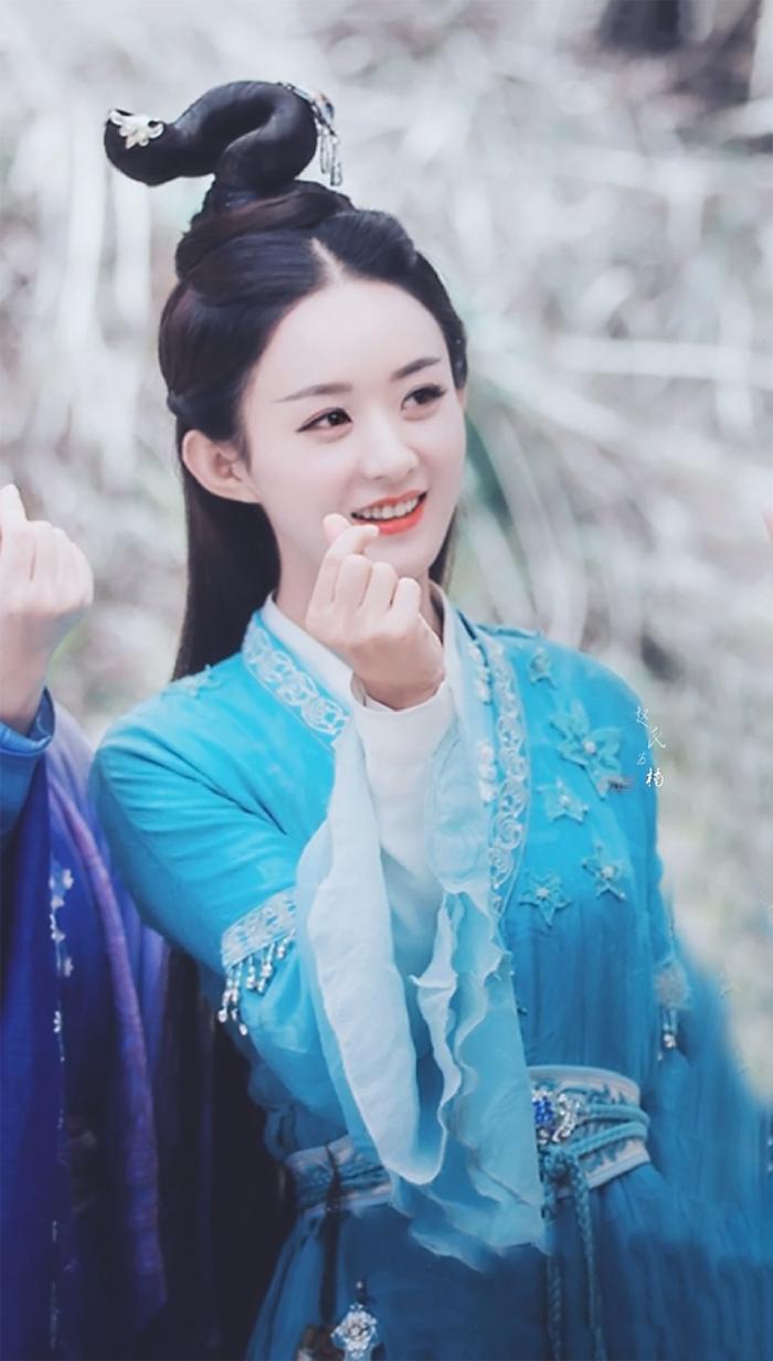 明星赵丽颖古装照片清纯可爱温柔体贴气质高雅美丽动人