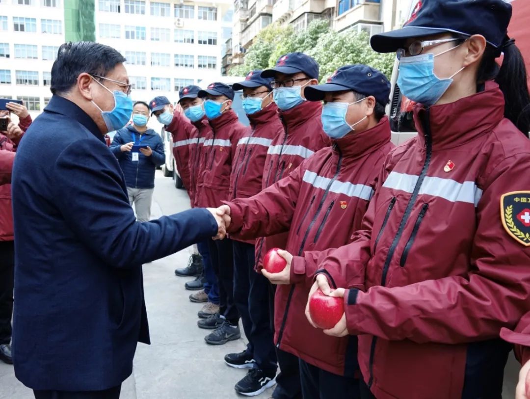 雲南省疾控中心第四批對口支援湖北省防疫隊出征武漢