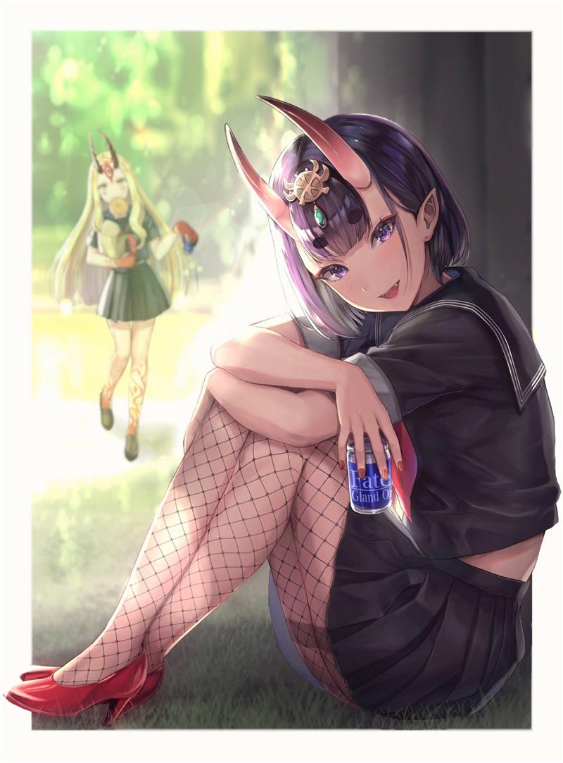 p站美甲特辑美图欣赏!换一组超可爱的动漫女生头像吧