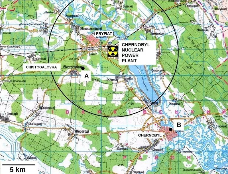 切尔诺贝利地图位置图图片