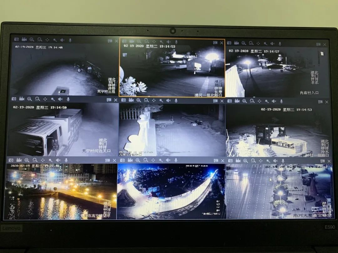 钟祥利用网格化视频监控,开展疫情防控远程巡查督办!