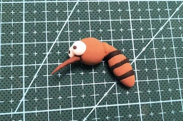 漂亮粘土手工,在家跟孩子做起来_蚊子