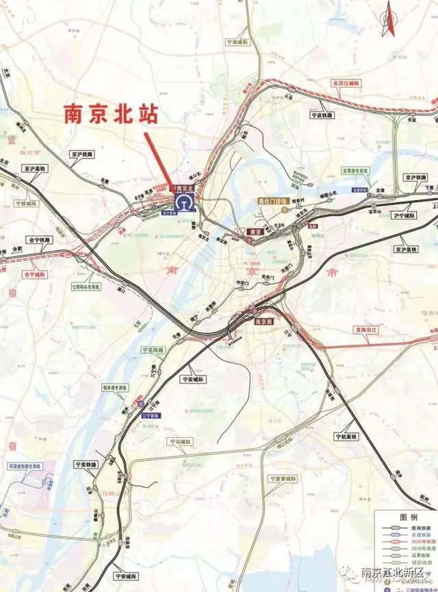 南京高铁站位置图图片