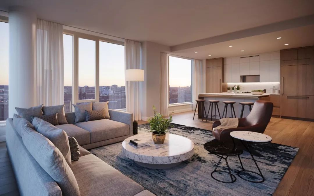 波士顿市中心南端罕见全新高档公寓总价80万起投资自住皆可