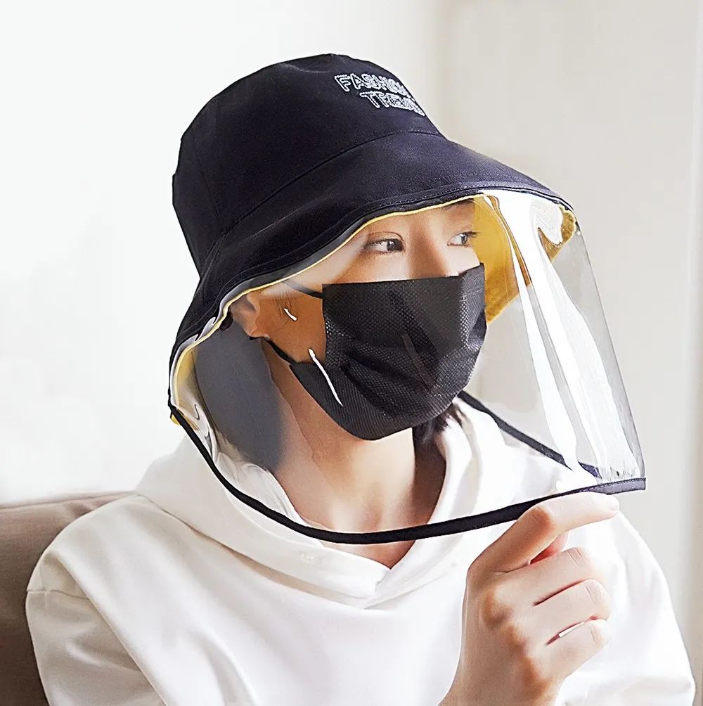 复工必备"防护帽",自带面罩,防喷溅,防飞沫_帽子