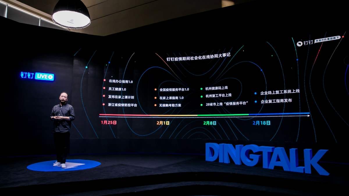 《阿里钉钉抗疫“战报”：数字化提升1000万企业组织“免疫力”》