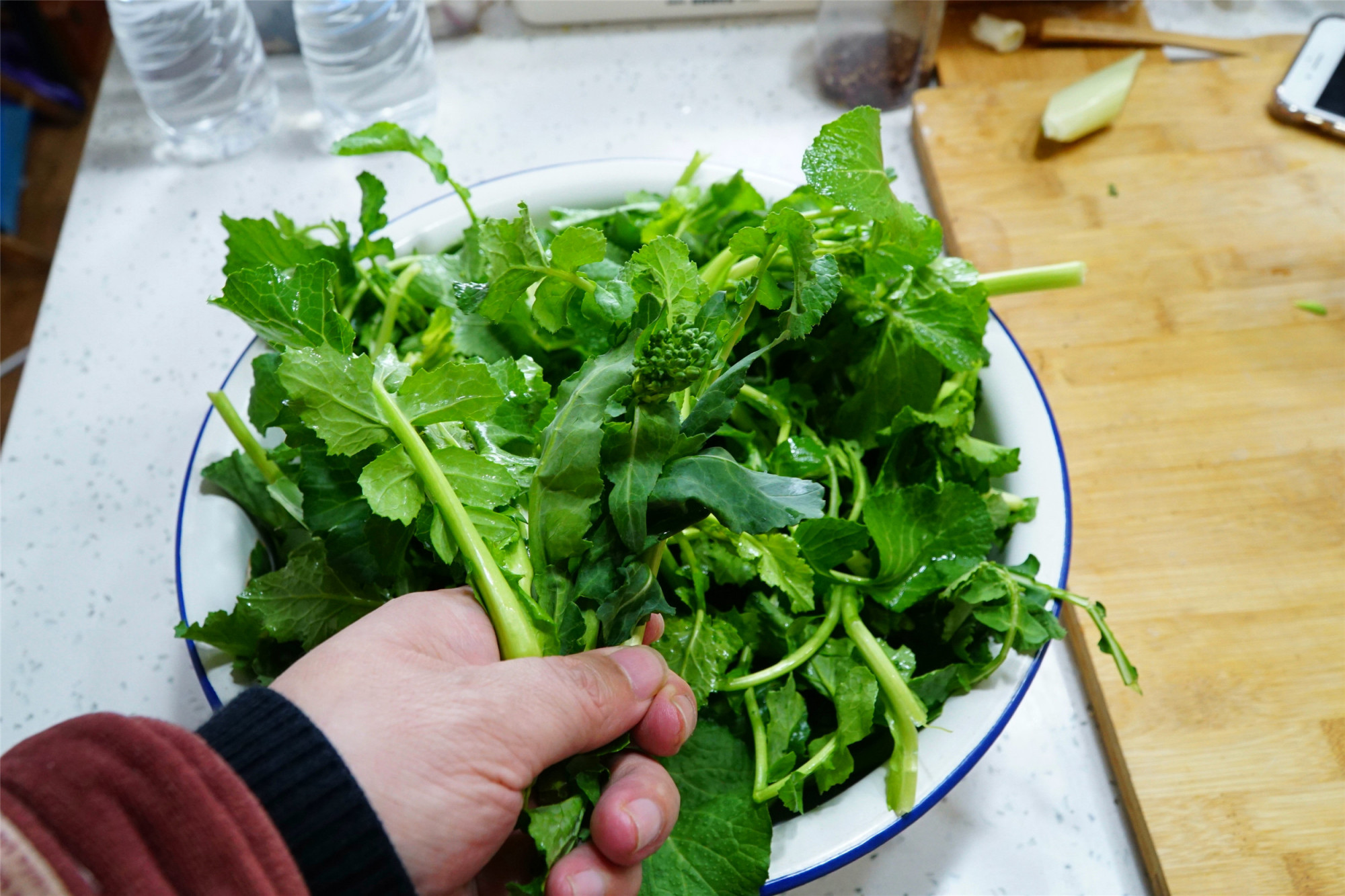 菜市场碰上这菜,我从不还价,一买一大捆,错过季节就没了,特香
