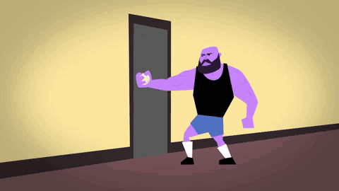 如果在上面的情境里,肌肉是怎么生长的?从而来做出拉开门的动作.