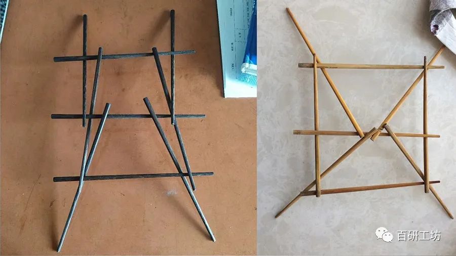 百研工坊网络科学课:竹筷倍力桥_筷子