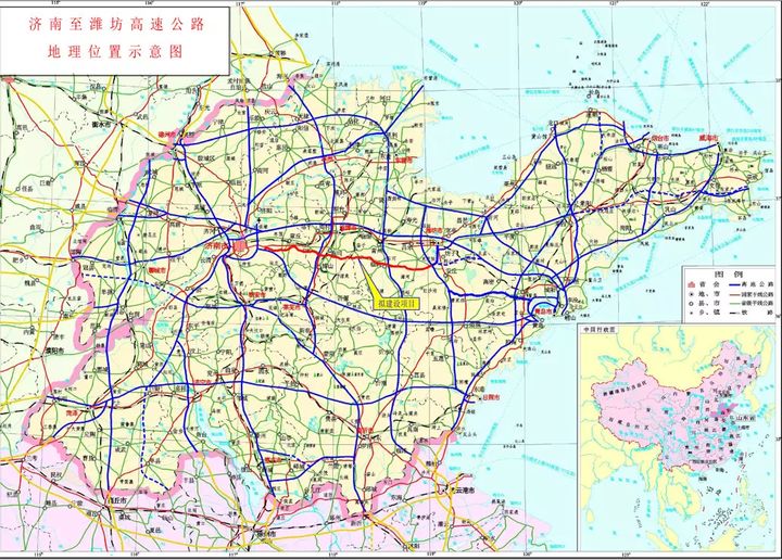 又一条新高速将经过潍坊!详细线路图看进来