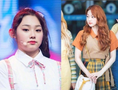 女爱豆减肥前后的差异朴志效变化最大iu雪炫胖胖的也很可爱