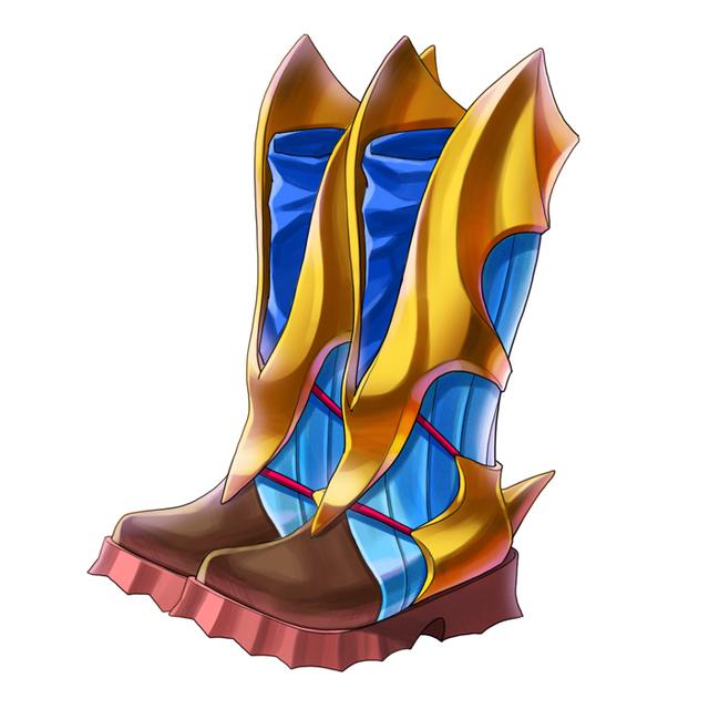 轻备学院cg游戏原画师必备游戏人物下身防具战靴的全流程绘画讲解