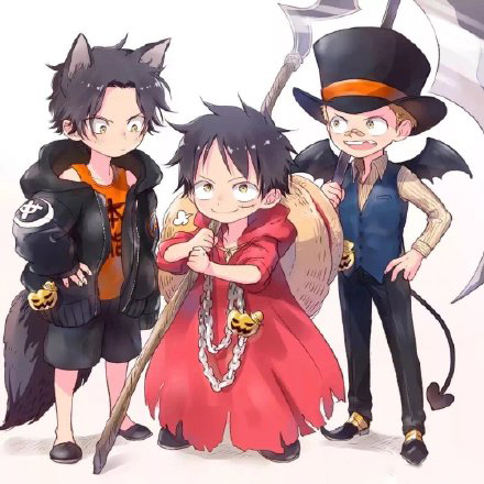 原创海贼王小孩子壁纸asl三兄弟成永远的经典小草帽团开家长会