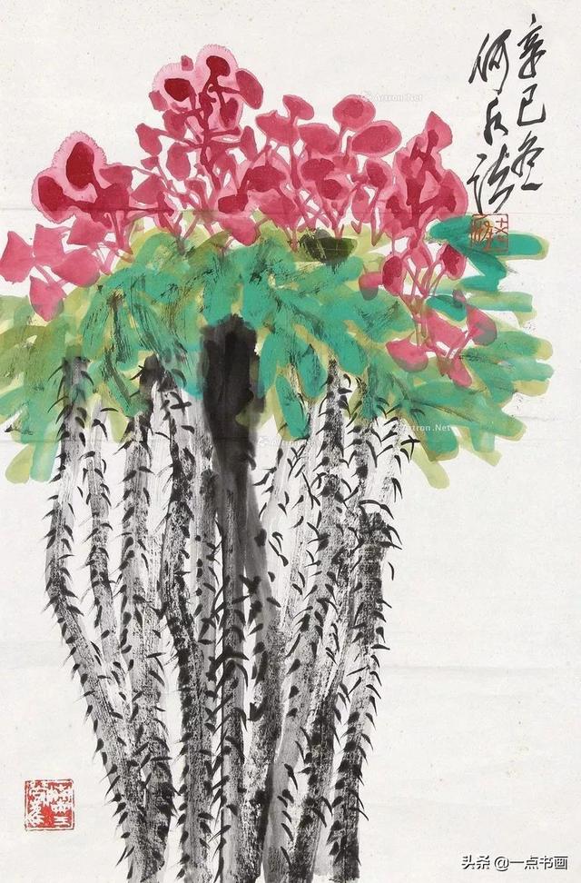 我喜欢画努力绽放生命之美的事物何水法国画欣赏