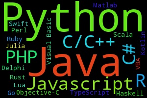python语言似乎随着互联网产业的驱动似乎越来越重要,在语言类排名中