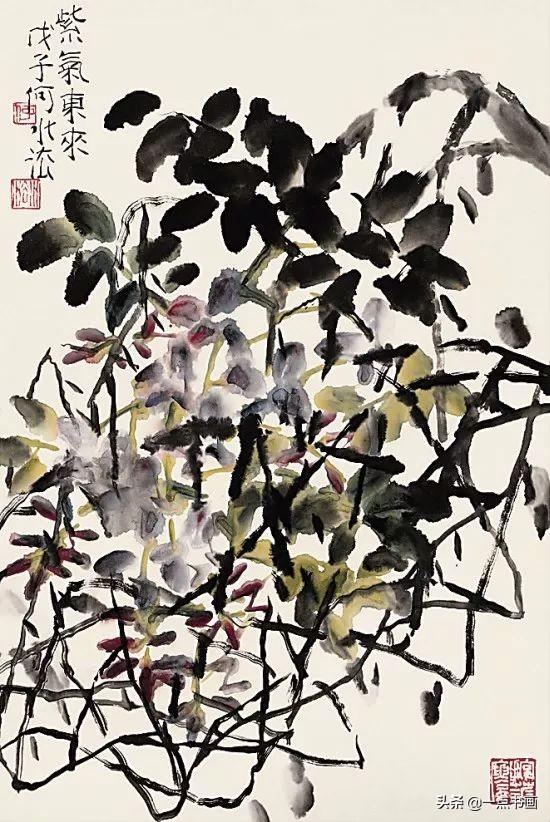 我喜欢画努力绽放生命之美的事物——何水法 国画欣赏