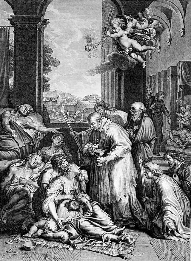 世界名画中的瘟疫_雅典