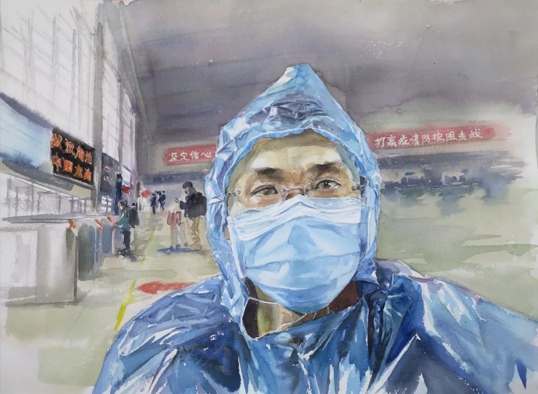 守土有责首届中国新时代水彩粉画作品线上展第1期