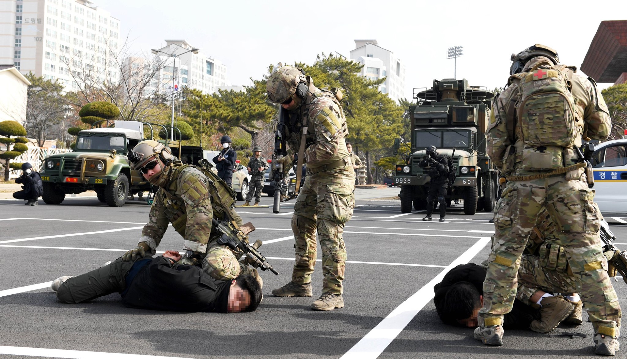 韩国保安部队图片
