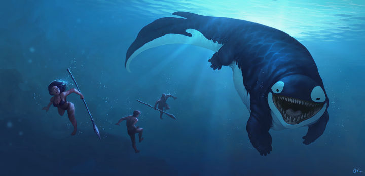 最深的海底有什么看看幻想出的海底森然巨兽吧