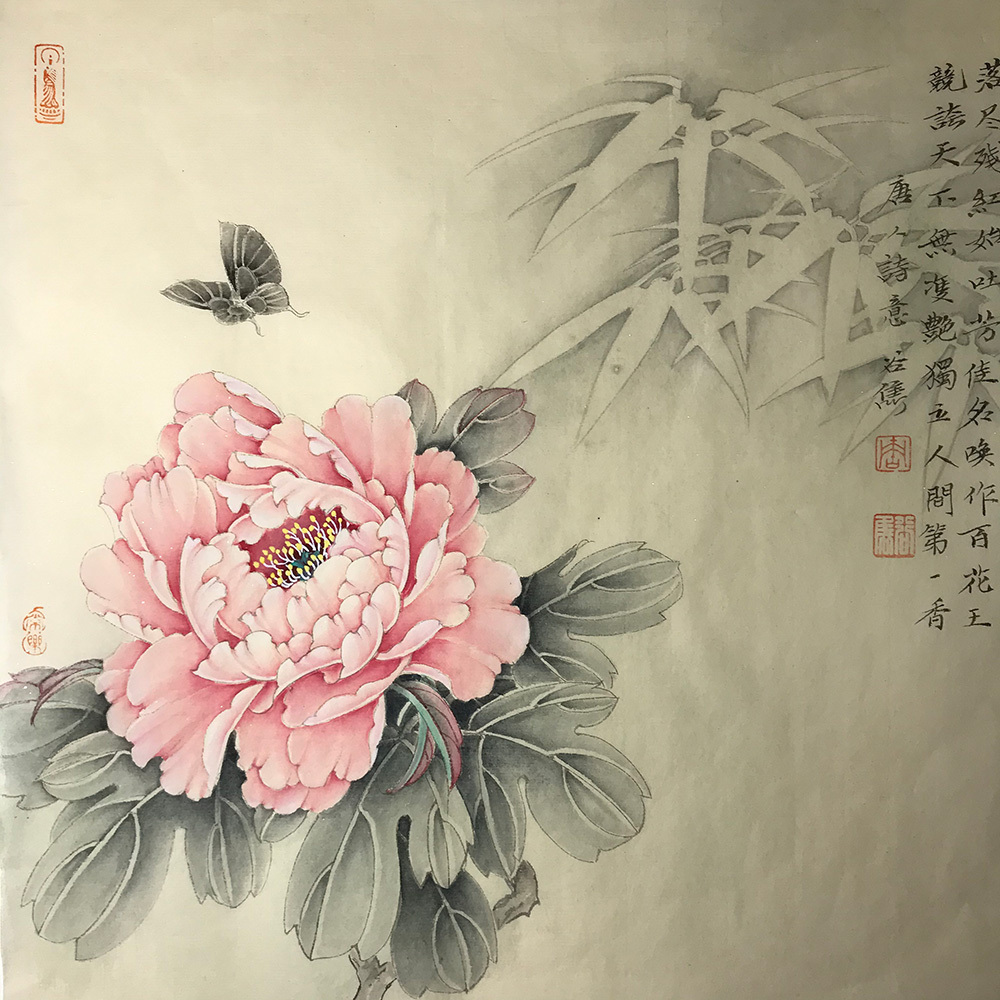 周国俊工笔花鸟欣赏