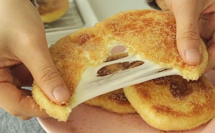 风靡ins的韩式拉丝芝士煎饼食材简单无色素