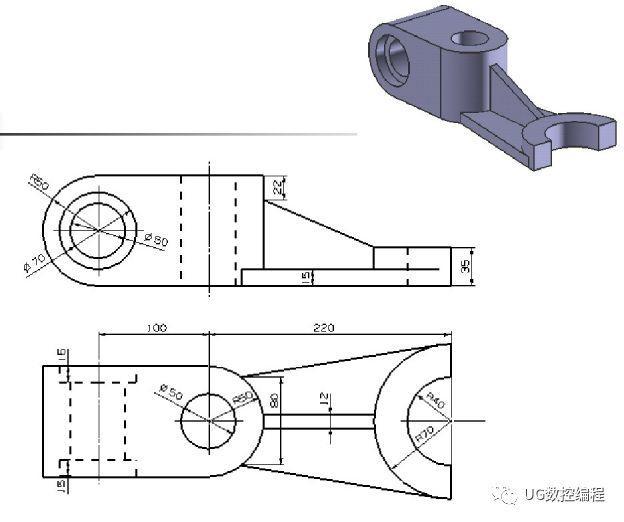 ug編程畫圖建模圖紙分享收藏後再也不用擔心沒有練習圖啦