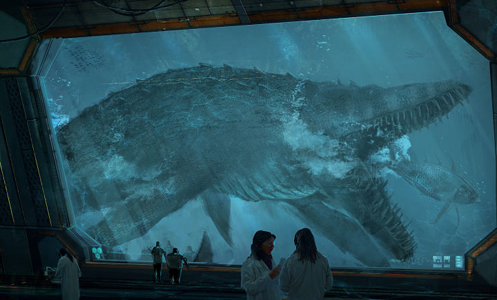 最深的海底有什么看看幻想出的海底森然巨兽吧