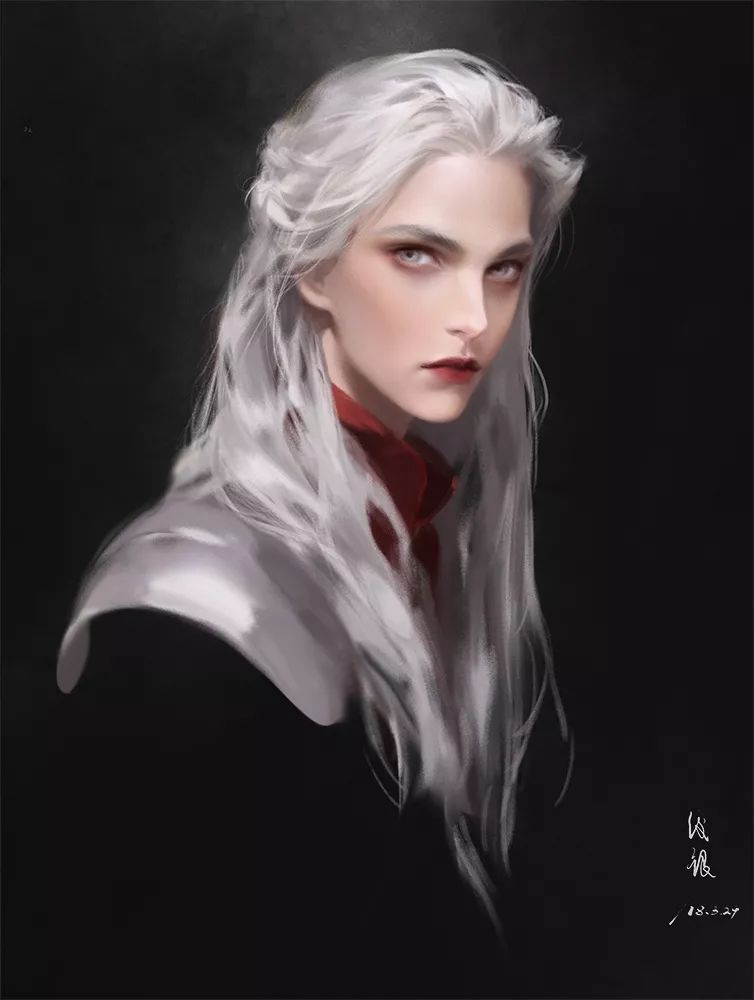 中国水墨的古典气韵擅长唯美写实风格的女插画师纹银