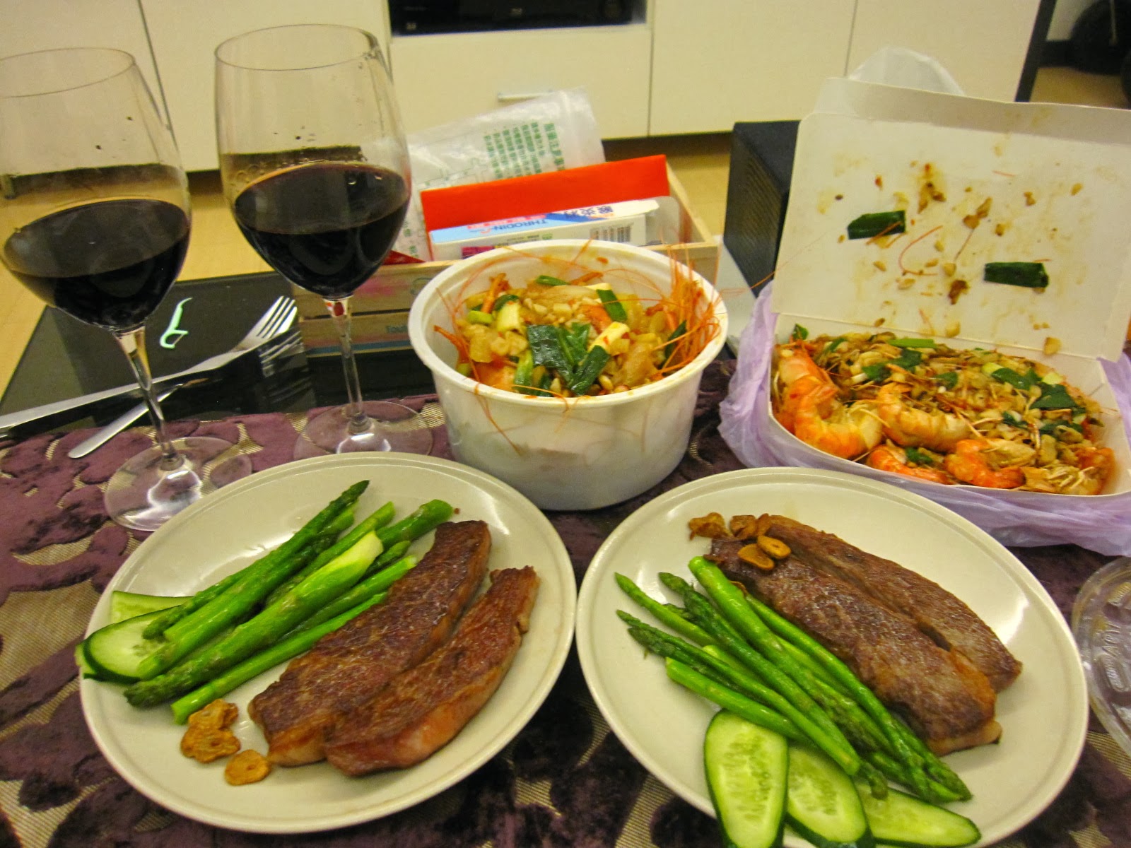 晒晒我和闺蜜的西式晚餐这桌成本没超过50元朋友说真实惠